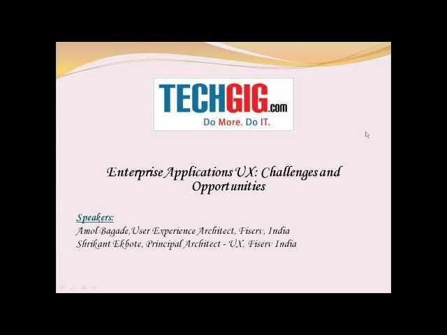 Introduction: Enterprise Application UX: Challenges and Opportunities