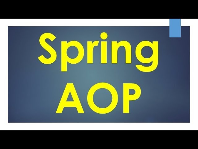 Spring AOP Tutorial