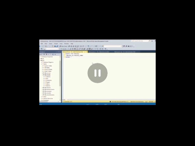 How to create database in Sql