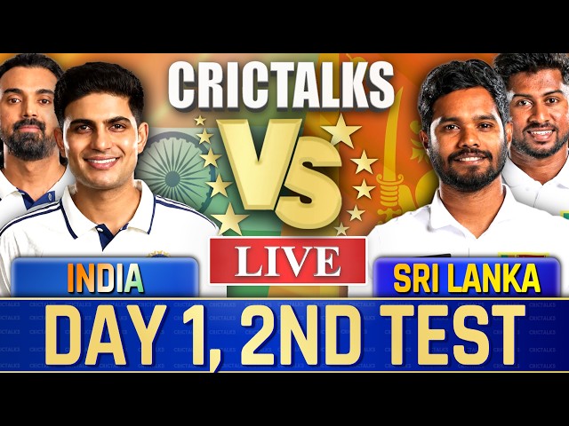 🔴 IND vs SL, Day 1, 2nd Test, Live Match Today, Live Cricket Score Commentary, India v Sri Lanka