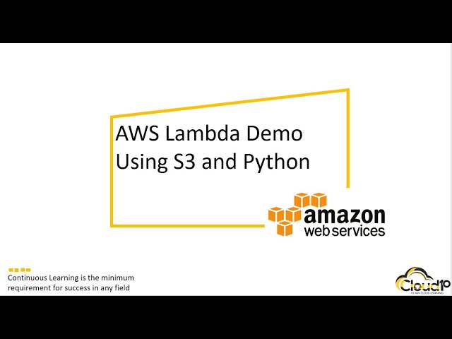 AWS Lambda using Python and S3 #AWS #lambda #python #boto3 #s3