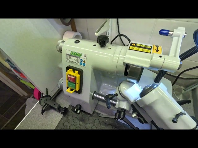 New D-bit grinder and other tools.