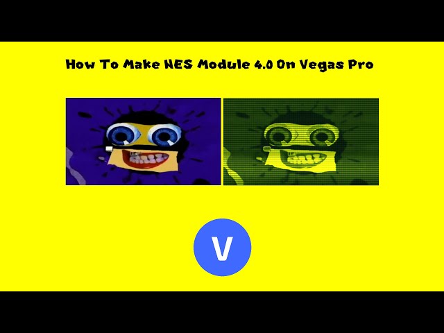 How To Make NES Module 4.0 On Vegas Pro