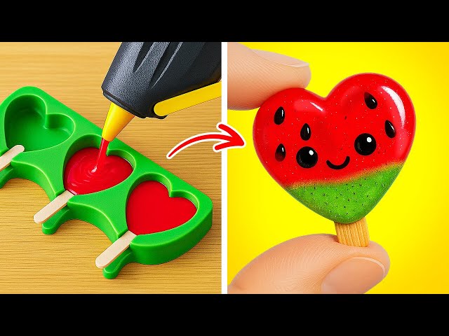 Dulces manualidades con resina epoxi & pegamento caliente | 123 GO! FOOD