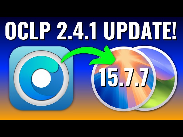 OCLP Updates: 15.7.7 & 14.8.7 Testing + NEW Tahoe Blocker!