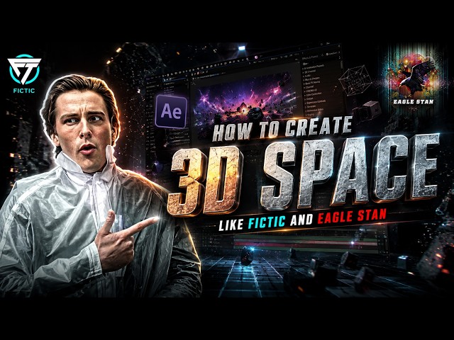 How to Create a 3D Space in After Effects 🔥 | Cinematic 3D Tutorial