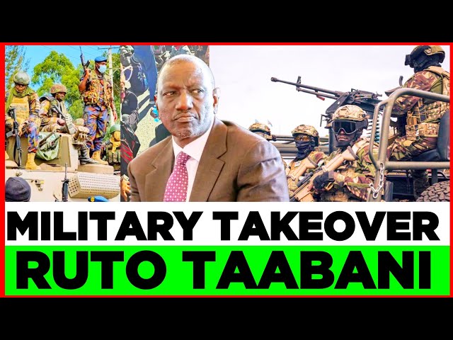 BREAKING NEWS! Tension in Statehouse as Military Forced to Takeover Nanyuki as Kenyans Reject Ebola