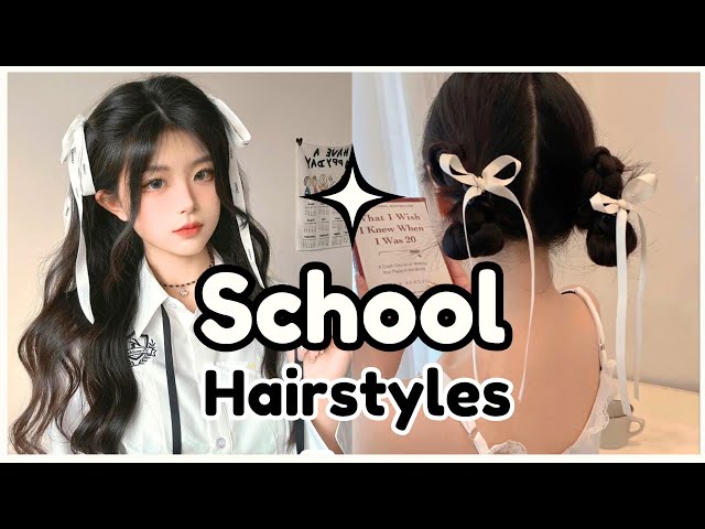 20 cute hairstyles for school ♡ back to school