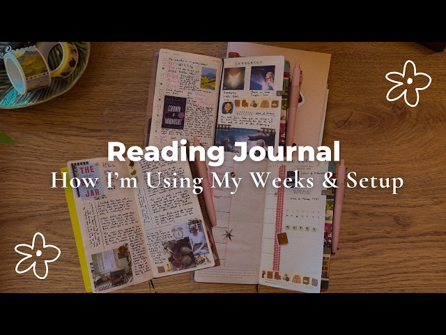 Reading Journal Update | How I’m Using My Hobonichi Weeks + Weekly Setup🧷⭐️🖋️🌸