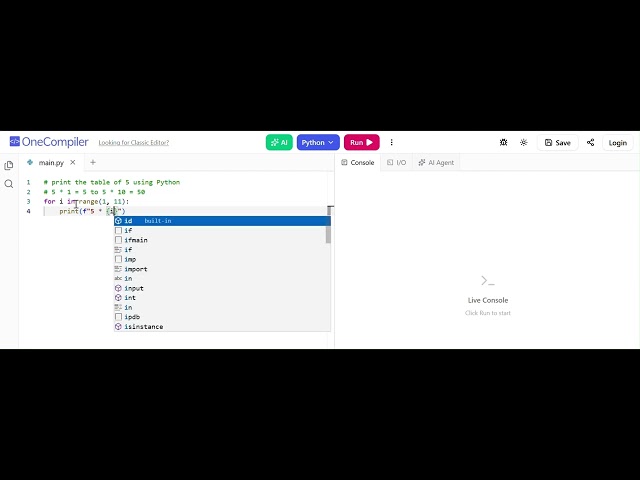 Python Challenge 🐍 - Part 1| Print Table of 5 Using a For Loop #Shorts