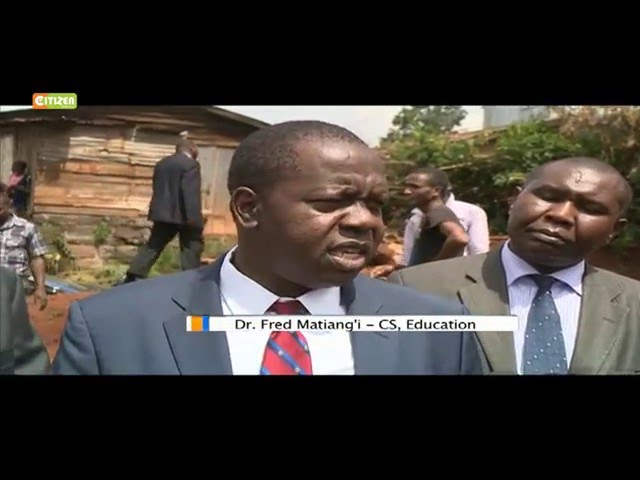 CS Matiang'i Improptu Visits