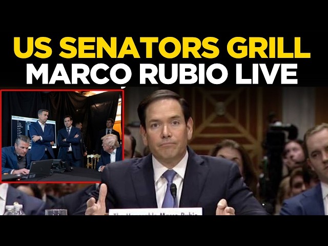 BREAKING NEWS LIVE: Rubio Faces Tough Questions On Iran War In Senate Hearing | US News LIVE