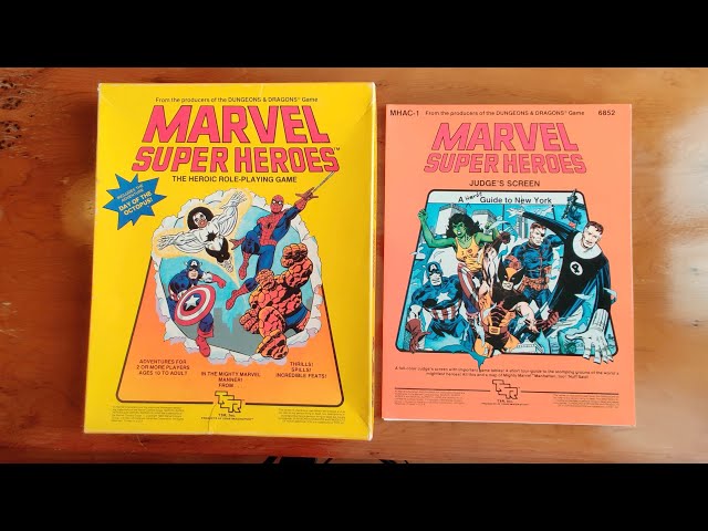 FASERIP Part I: Marvel Super Heroes RPG - Basic Set Review (TSR)