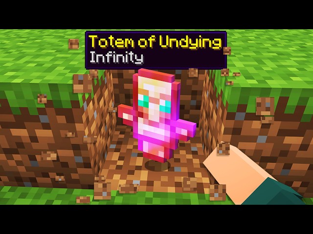 Minecraft, but Every Drop is Infinite...