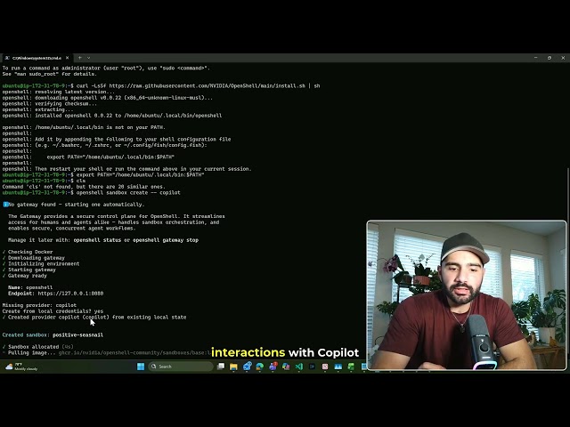 Running Copilot CLI Inside OpenShell Sandboxes - Complete Tutorial
