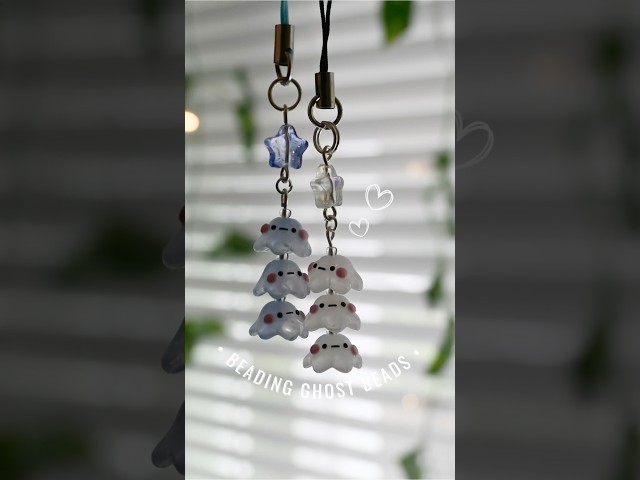 • Part 3 • Time to bead! #shorts #smallbusiness #diy #progressvideo #ghostbeads