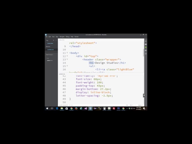 PSD 2 HTML Exercise