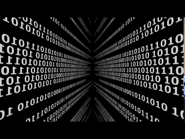 Animated Digital Binary - Motion Background - 10 Minute Loop (No Sound)