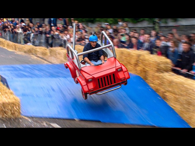 Top 50 FUNNIEST Crashes from Red Bull Soapbox Race