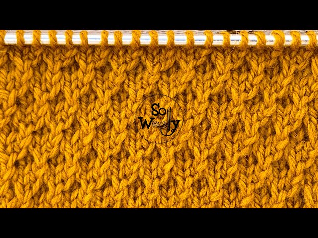 Knit This Gorgeous Diamond Pattern in Minutes (2 Steps Only!) - So Woolly