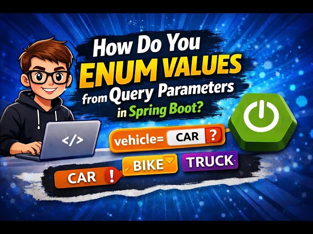 How Do You Read Enum Values from Query Parameters in Spring Boot? | Spring Boot Interview Question