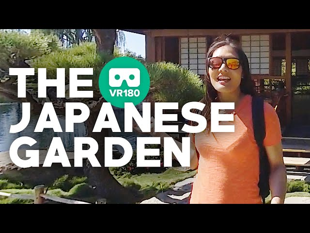 VR180 Japanese Garden Tour | 3D VR Insta360 EVO