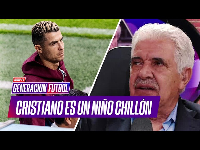 CRISTIANO RONALDO es un NIÑO BERRICHUDO, ya se debió haber RETIRADO : TUCA FERRETTI