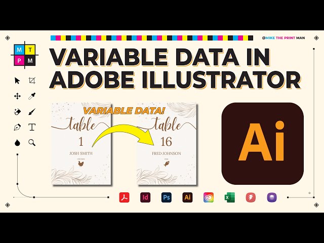 Illustrator’s Secret "Data Merge": Batch Export 100+ PDFs in Seconds