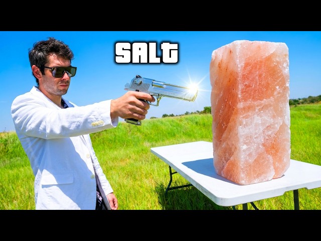 Can Salt Blocks Stop a 50 Cal?