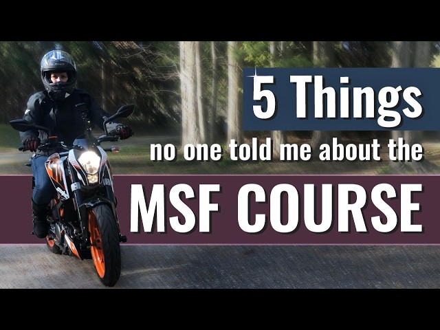 5 things no one told me about the MSF Course |  New Motorcycle Riders
