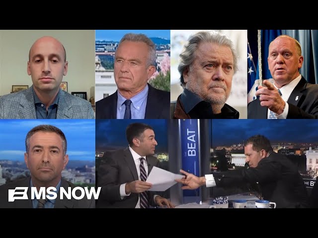 Stephen Miller & Border czar confronted! See Ari Melber’s Trump-era CLASHES on TV