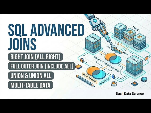 Mastering Advanced SQL Joins: RIGHT & FULL OUTER JOIN (Day 11) 💻📈