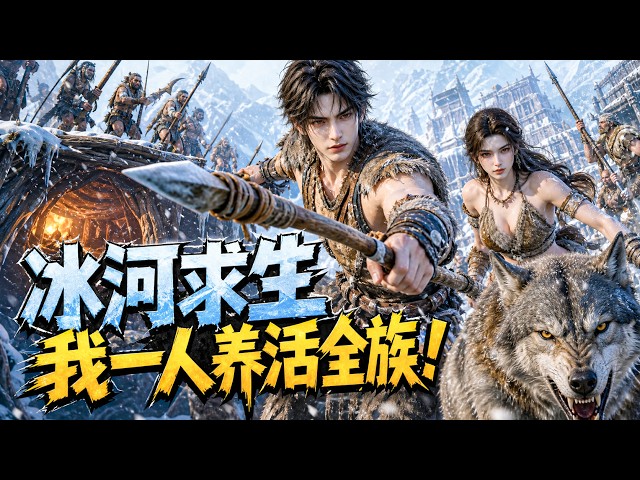 【Multi Sub】穿越冰河時代，激活生存加點系統，我馴狼煉鐵，打造多族共存的原始聚落！#穿越 #系統