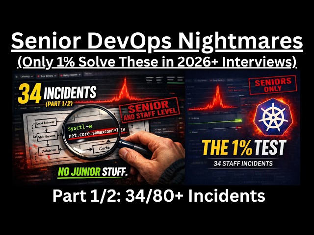 Senior DevOps Nightmares (Part 1/2): 30+ Real Incidents Where Everything Healthy (But Prod Failed)!