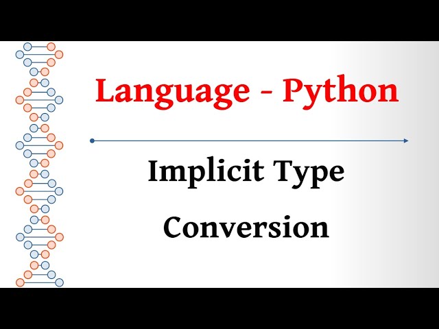 Language Tamil - Python - Implicit Type Conversion