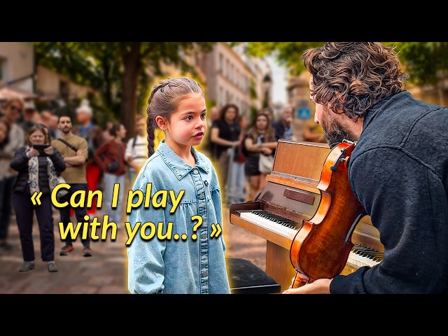 5 year old Maya little pianist played with us  “Amelie Poulain” in Paris