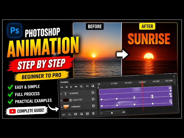 How to Animate in Photoshop | Photoshop Animation Tutorial Step by Step
