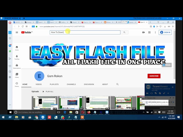 How To Flash Symphony R40 With HW1_V8 Care Firmware