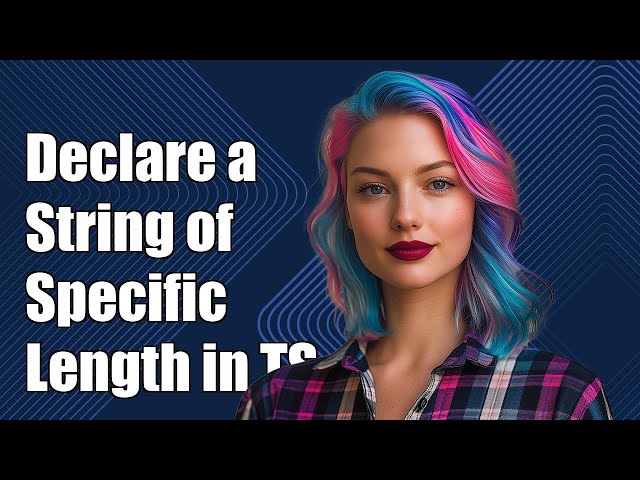 How do I declare a string that is of a specific length using typescript?