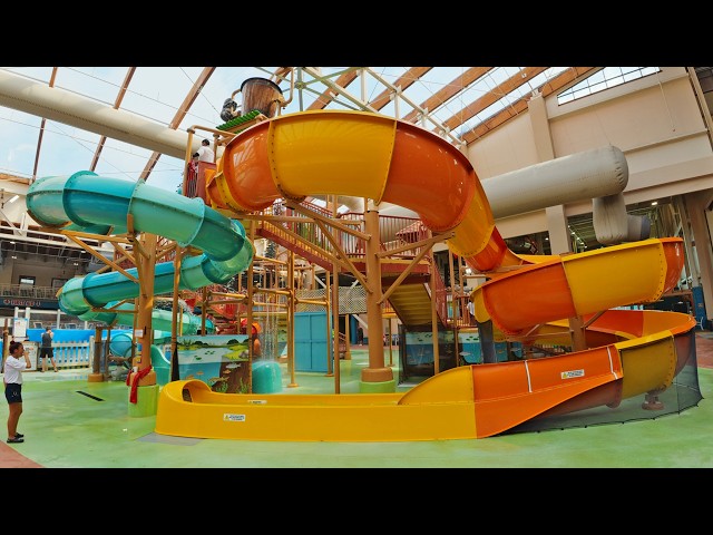 Washout Mountain Water Slides at Wild Water Dome Indoor Waterpark