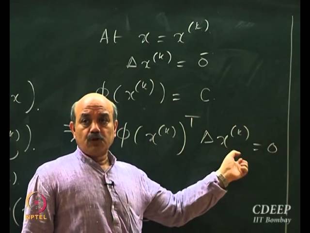 Mod-01 Lec-32 Optimization Based Methods for Solving Linear Algebraic Equations: Gradient Method