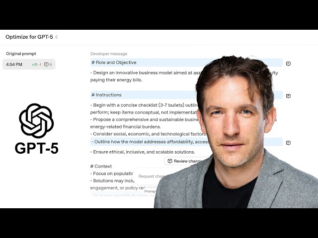 How to use the new OpenAI GPT5 Prompt Optimizer: Step by step tutorial