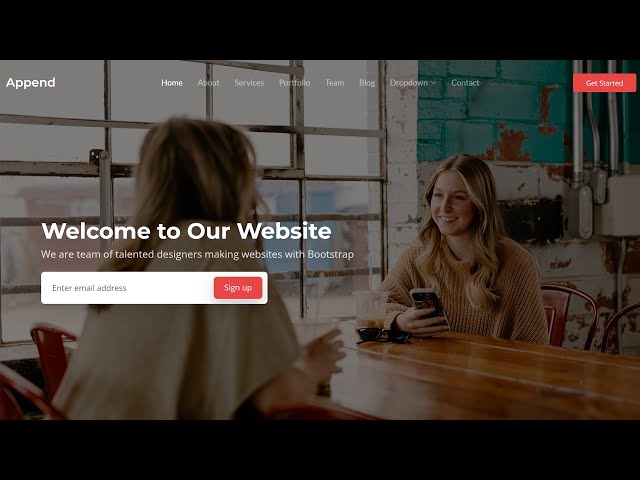 Append | Bootstrap 5 Responsive Modern Business Website