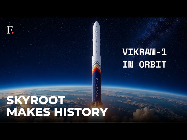 Skyroot Vikram-1 Launches Successfully into Space | India's First Private Orbital Rocket