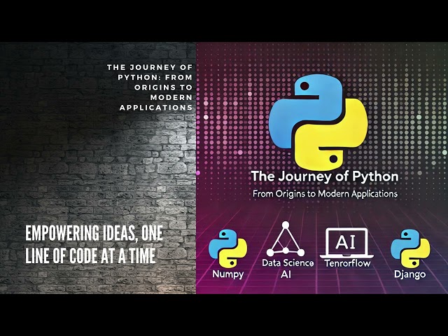 The Journey of Python: From Origins to Modern Applications