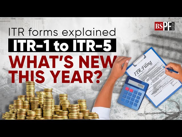 ITR forms explained: ITR-1 to ITR-5 & what’s new this year? | Income tax return 2025 | ITR filing