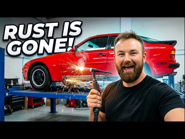 This Porsche 944 Rust Repair could FAIL at any moment. Can we fix it in time?
