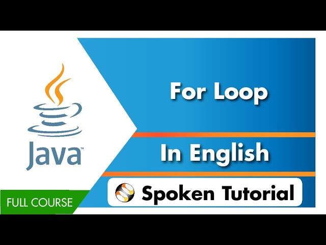 For Loop - English