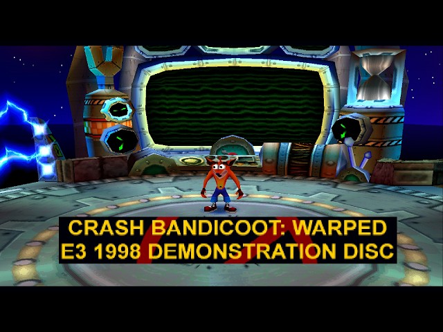 Crash Bandicoot: Warped - E3 Demo (May 14, 1998 prototype) | Full Gameplay