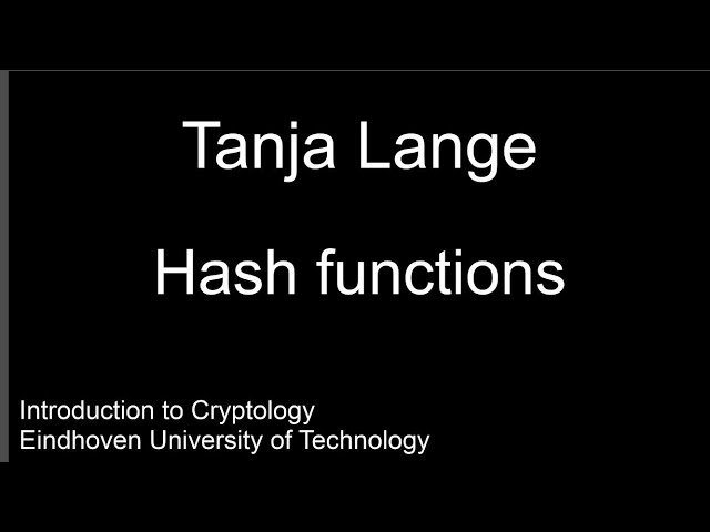 Hash functions